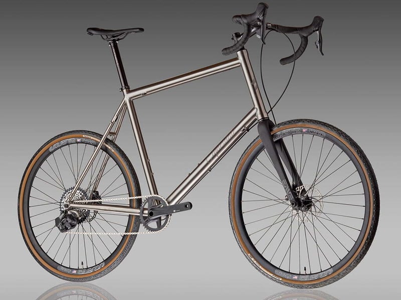 Clydesdale Team Titanium Gravel Bike