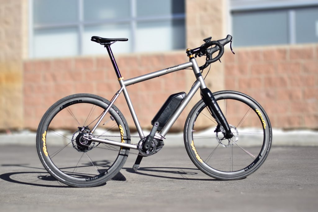 bosch e-bike with Rohloff hub and belt drive