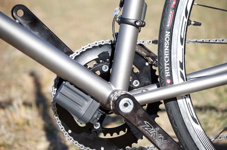 zinn di2 bike battery placement