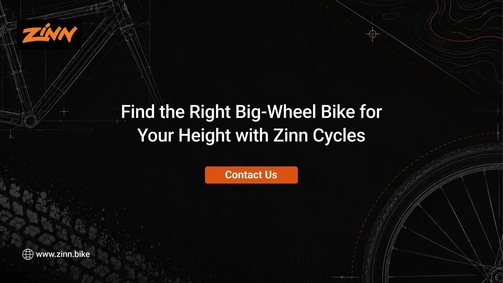 Find the right big-wheel bike for your height with Zinn Cycles