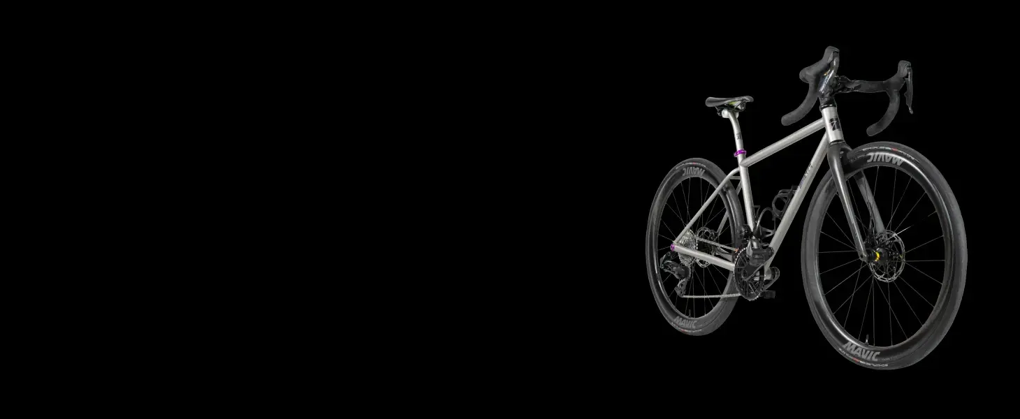 Titanium, steel, and carbon custom bike frame materials compared