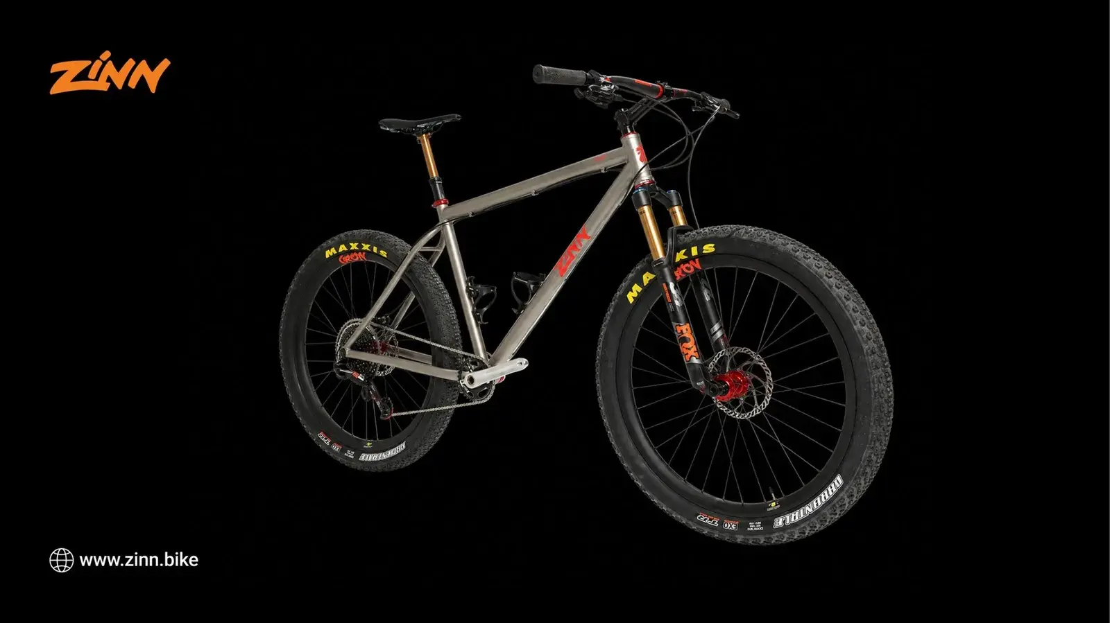 Tall rider on a hardtail XXL mountain bike